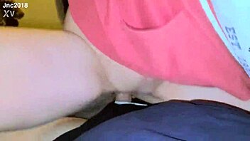 POV view of girlfriend's wild ride to orgasm