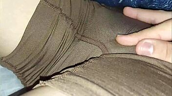 Stepsister and I get frisky in our underwear while her folks are away