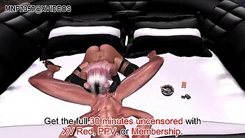 Tattooed emo babe gets rough treatment from silver fox
