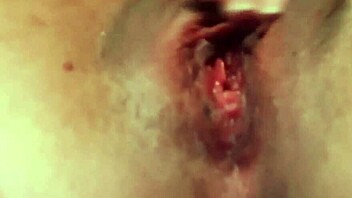 hot babe with big natural tits and sexy pussy close up