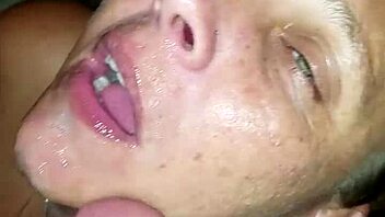Newlywed wife gives a sloppy blowjob on camera