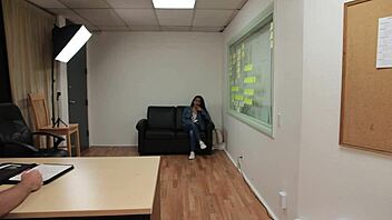 tala black goes through a casting interview with an indian wife