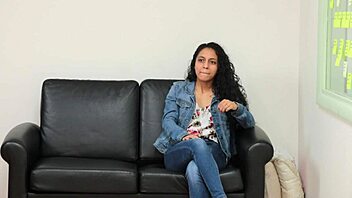 tala black goes through a casting interview with an indian wife