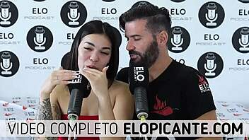 elo podcast spanks beluchi hard in the spicy bedroom session.