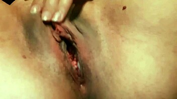 hot babe with big natural tits and sexy pussy close up