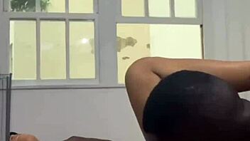 I called my ex-boyfriend, that black guy with 20cm, to fuck me good