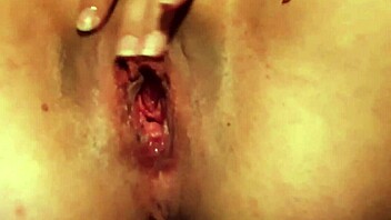 hot babe with big natural tits and sexy pussy close up