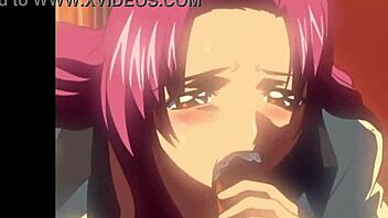 Hentai teacher teaches a lesson to her student at school.