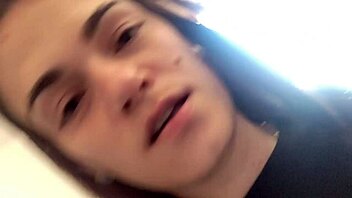 Latina MILF teases cock with handjob leading to orgasm and cumshot in missionary.