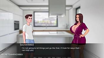 Erotic Anime gameplay with rough sex and orgasm