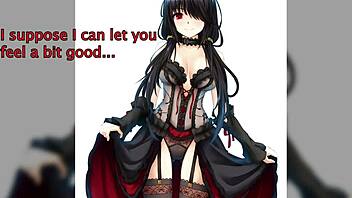 kurumi's feet guiding your edging in this femdom hentai joi contest