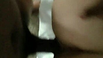 Thick white girl gives deepthroat to black man