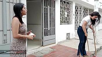 Latina Babe Orgasms From Neighbor's Oral