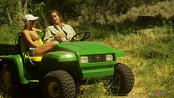 Watch This Blonde Milf Get Fucked Outdoors!