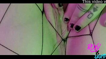 Roxy Lights Gets Intensely Fucked Right Through Her Sheer Fishnets, Revealing Every Thrust And Pussy Action.