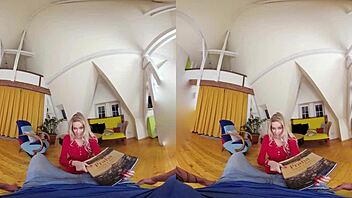 Czech vr blonde fucks with huge boobs