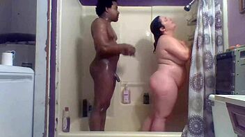 Me And My Wife Enjoy A Relaxing Shower Together