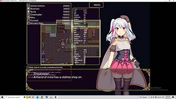 Anime girl Collette's daring alchemy journey in Kagura's erotic game world