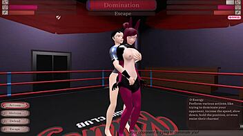 i'm the slutty bunnygirl, fightin with peggin and big cocks in ep 1