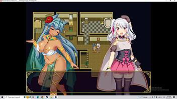 Anime girl Collette's daring alchemy journey in Kagura's erotic game world