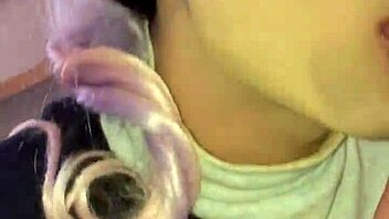 Watch this cross dresser get dominated by a guy