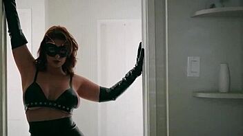 La Sirena 69 poses seductively.