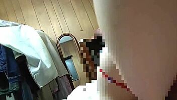 Sex-loving mature Japanese milf's cowgirl ride squeezes out sperm in amateur couple scene