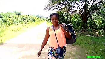 Steamy Forest Encounter with My Step Brother's Ebony Wife