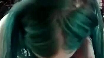 Cheating goth girlfriend bent over for stranger from local bar