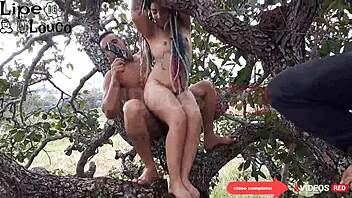 A young man with tattoos gets dominated publicly by a stylish sissy, causing quite a spectacle. The full video can be found on xvideos under the red tag. Keywords: cornoboy, watching, anime-inspired, deepthroat, outdoor action.