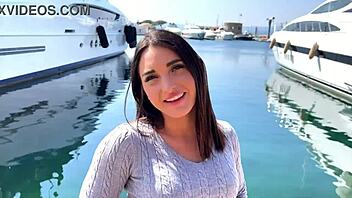 Sarah's sexy facial at Saint Tropez