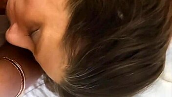 she savors every inch of that monster cock, epic blowjob interrupted