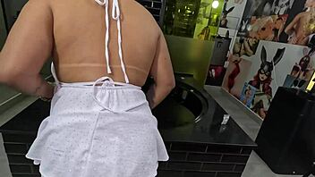 She Offers Tight Ass For My Cum