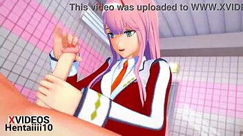 I love Zero Two's blowjob in that hentai video