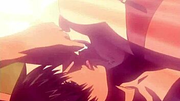 Hentai teacher teaches a lesson to her student at school.