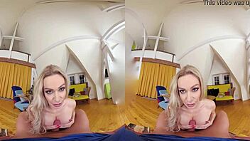 Czech vr blonde fucks with huge boobs