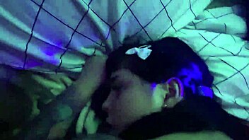 asian wife cheats with cock in lingerie