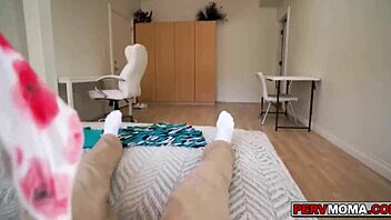 my sexy stepmom sneaks into my room for a sloppy blowjob