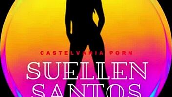 Latina brunette masturbates with foot therapy leading to cum