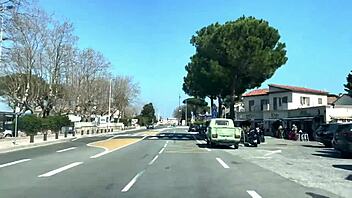 Sarah's sexy facial at Saint Tropez