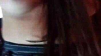 A petite stepsister with a big ass rides cowgirl while talking dirty and moaning