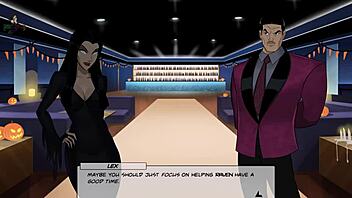 Feeling excited at the DC comics costume party sex