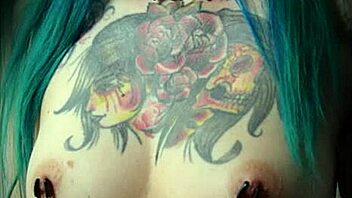 Cheating goth girlfriend bent over for stranger from local bar