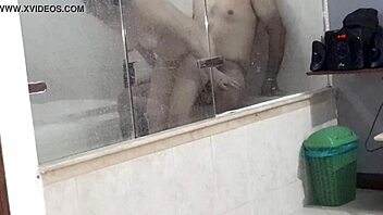 I fucked the horny latina in the hotel bathtub