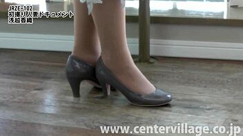 First-Time Housewife Kaori Asagoe Sucks and Gets Creampied in Documentary