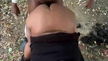 Public fuck on bridge top with phone tapping ceiling