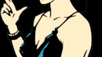 Debuting Paty Angel, tattooed redhead, in hot solo action