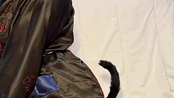 Kitty Getting Dressed For Photoshoot