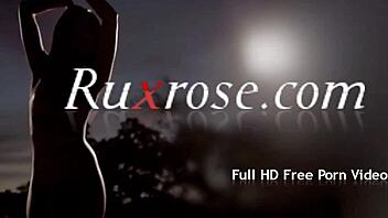 brunette rips clothes for solo masturbation