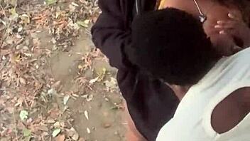 Public fuck on bridge top with phone tapping ceiling